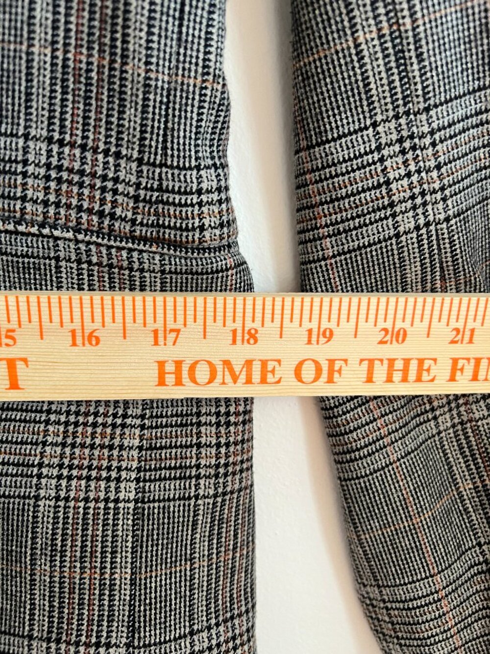 Zara Glen Check Plaid Blazer Women's Sz S Single Button Wool Blend Office - Picture 11 of 12